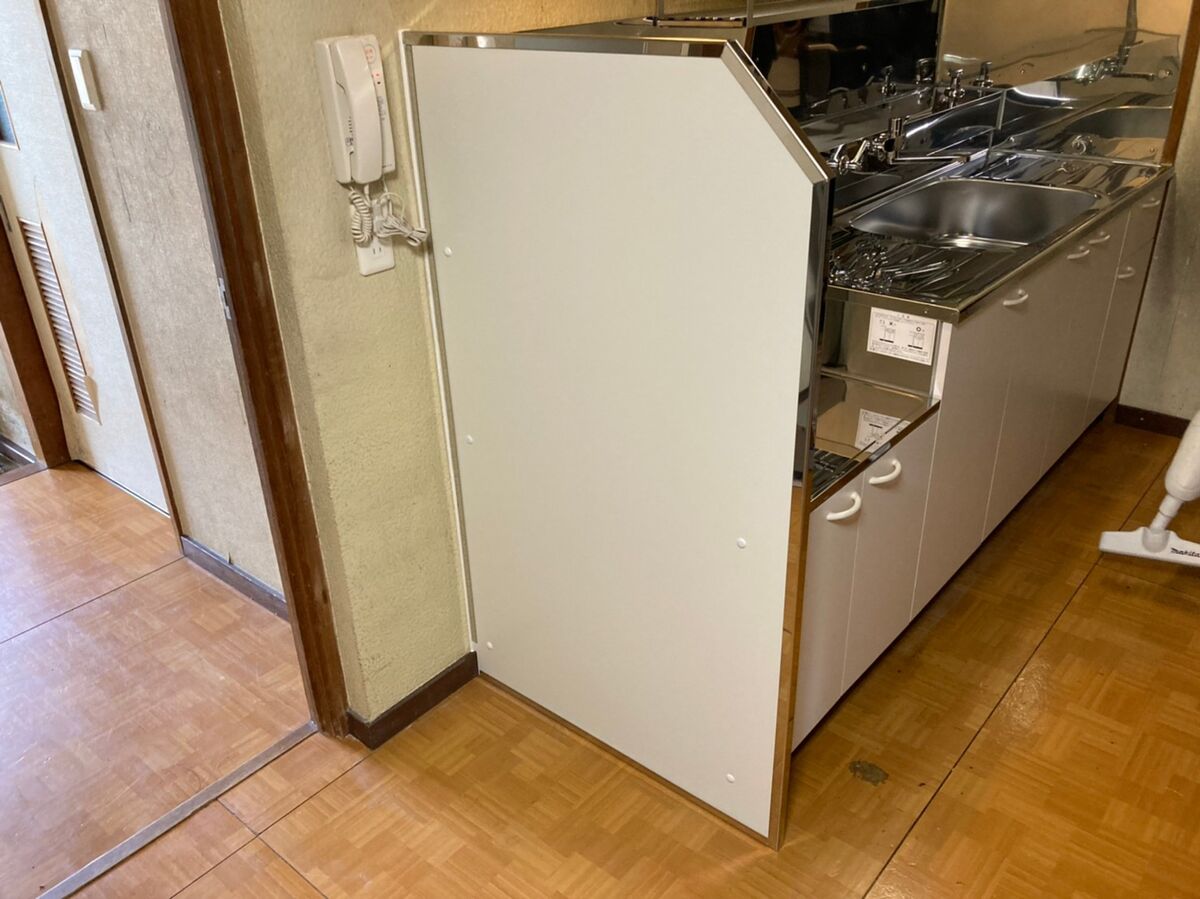 区営小竹町二丁目アパート（２、３号棟）流し取替工事