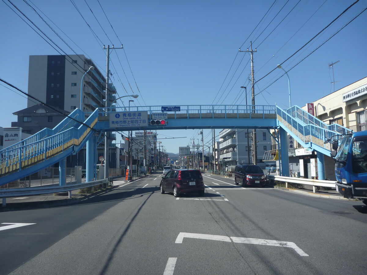 野上歩道橋維持工事(塗装補修)